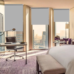 SYMPLE STUFF Blackout Gray Roller Shade