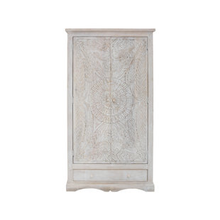 LANGLEY STREET Una 2 Door Solid Wood Wardrobe