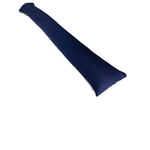 THE MAINE SALES COMPANY, INC. Maine Sales Navy Fabric Buckwheat Hull Filled Draft Stopper 4 inch Diameter