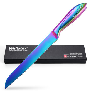 WELLSTAR Killer Whales Series 8'' Serrated Bread Knife