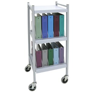 OMNIMED 43.75'' H x 19'' W File Cart with Wheels