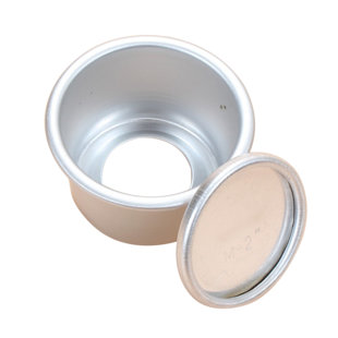 PANARCISS Round Cake Mold Aluminum Alloy Cake Pan Non Stick Baking Pans Bottom Pudding Cakes Mould