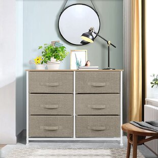 REBRILLIANT Flickinger 6 Drawer 80cm W Double Dresser