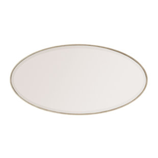 CARACOLE MODERN Modern Streamline Oval Wall Mirror