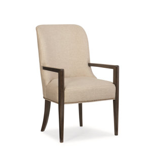CARACOLE MODERN Modern Streamline Upholstered Armchair