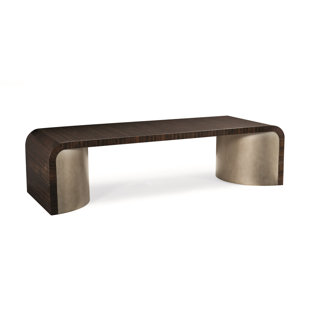CARACOLE MODERN Modern Streamline Solid Wood Coffee Table