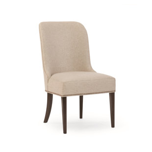 CARACOLE MODERN Modern Streamline Upholstered Side Chair (Set of 2)