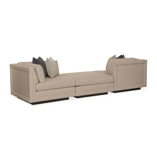 CARACOLE MODERN Modern Fusion 75.25" Wide Symmetrical Sectional