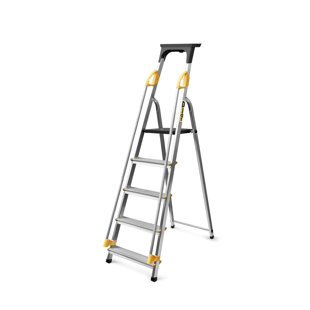 DRABEST UK DSPS 5 - Step Folding Small Step Ladder