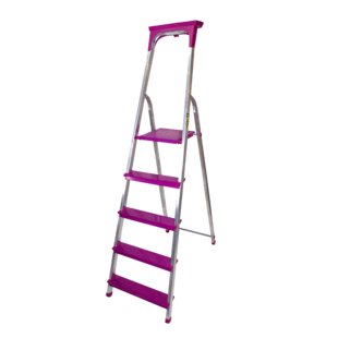 DRABEST UK DISOL 5 - Step Aluminium Small Step Ladder