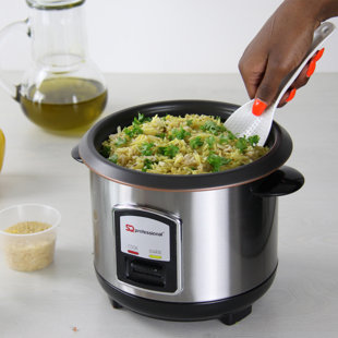 SQ Professional Lustro 0.8L Stainless Steel Rice Cooker
