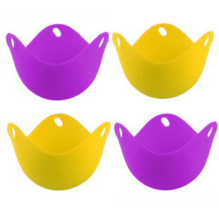 NY Textile Haus 4 Cup Non Stick Silicone Egg Poacher