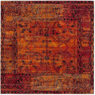 LARK MANOR™ Scheinuk Oriental Orange Area Rug