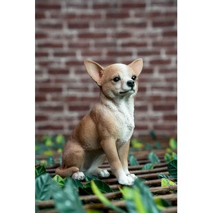 HI-LINE GIFT LTD. Sitting Dog Chihuahua Statue