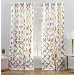 AMALGAMATED TEXTILES Polyester Room Darkening Curtain Pair (Set of 2)