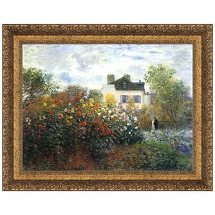 VAULT W ARTWORK " Monet's Garden At Argenteuil (The Dahlias), 1873 " by Claude Monet