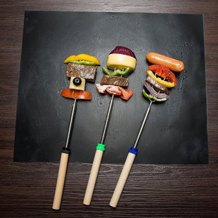 Aholicdeals 13.5'' W x 0.05'' D Plastic Grill Mat (Set of 4)