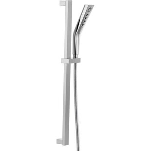 DELTA Pivotal H2Okinetic Hand Shower with Slide Bar, 3-Spray Handheld Shower Head, Slide Bar Hand Shower