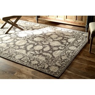 NULOOM Overdyed Hand Knotted Wool Green/White Rug