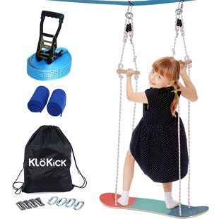 KLO KICK Tree Swing Stand Up Surfing Swing with Skateboard Seat