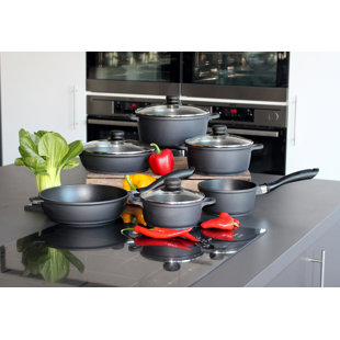 ELO Basic 10 Piece Aluminium Non Stick Cookware Set
