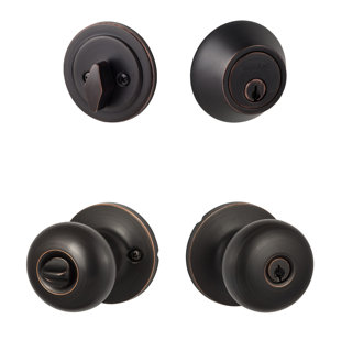 SURE-LOC HARDWARE Complete Durango Entry Knob Set with Single Cylinder