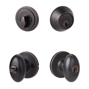 SURE-LOC HARDWARE Complete Arapaho Entry Knob Set with Single Cylinder Deadbolt