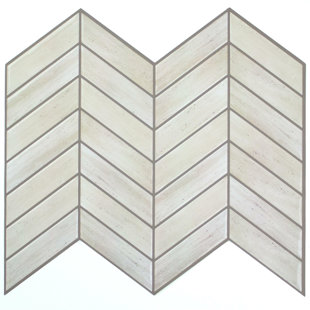 ROOM MATES 10.5" x 10.5" PVC Peel & Stick Mosaic Tile