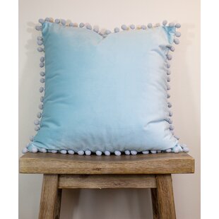 BENE BOUTIQUE Pom-poms Velvet Pillow Cover