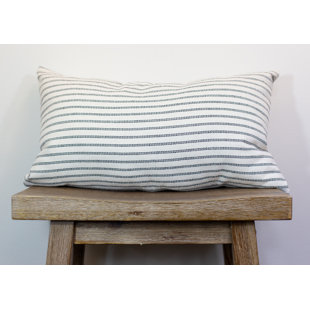 BENE BOUTIQUE Striped Cotton Blend Indoor/Outdoor Pillow Cover