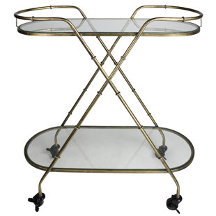 AREOHOME Metal Bar Cart