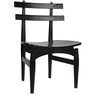 NOIR TRADING INC. Azumi Solid Wood Ladder Back Side Chair