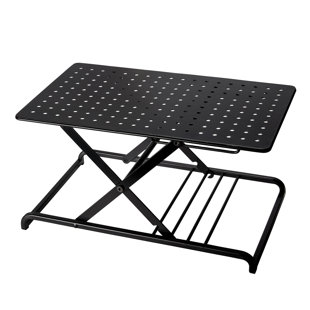 Artesa Laptop Metal Adjustable Riser Stand, Black
