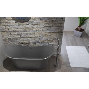 CASTELLOUSA Ocean 69" x 30" Freestanding Soaking Bathtub