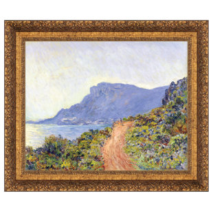 VAULT W ARTWORK " La Corniche At Monaco, 1884 " by Claude Monet