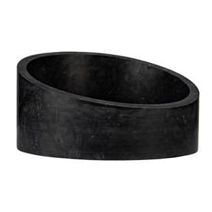 NOIR TRADING INC. Marshall Marble Decorative Bowl in Black