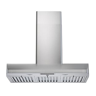 Kobe Range Hoods 36" Stainless Steel 680 CFM Ducted (Vented) Wall Range Hood with Baffle Filter