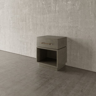 CASA ISPIRATA Mattone Contemporary 1 Drawer Nightstand