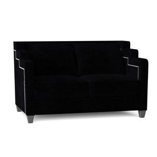 MY CHIC NEST Abbey Fabric 60'' Reception Loveseat