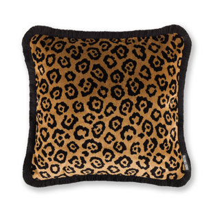 PALOMA HOME Velvet Leopard Gold 43X43Cm Poly Filled Cushion