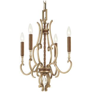 METROPOLITAN BY MINKA Magnolia Manor 4 - Light Dimmable Classic / Traditional Chandelier