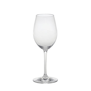 CARLISLE FOOD SERVICE PRODUCTS Alibi™ 8 oz. Plastic Stemmed Wine Glass (Set of 24)