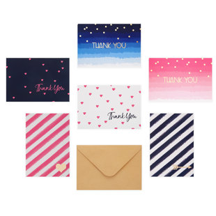 OUTSHINE CO Outshine Blank Note Cards With Envelopes In Cute Storage Box - Bulk Blank Cards With Envelopes All Occasion | Greeting Cards, Thank You Cards, Birthday Cards