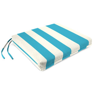 ANDOVER MILLS™ 19" x 17" Outdoor Seat Cushion with Ties