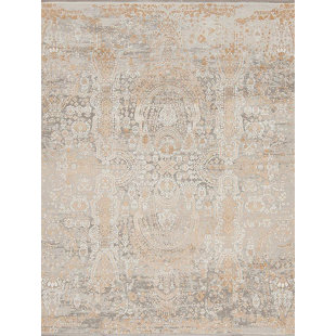 SAMAD RUGS Mykonos Oriental Orange Area Rug