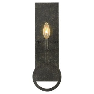 ELLAHOME Nicole Wrought Iron Candle Wall Light