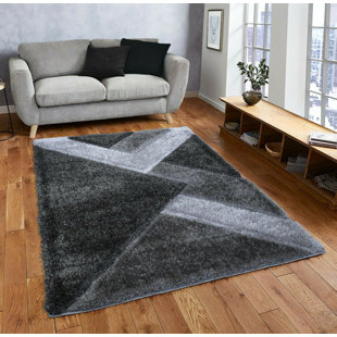 METRO LANE Hubbs Geometric Shag Area Rug