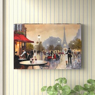 WINSTON PORTER Arwah Paris Stroll - Wrapped Canvas Painting Print