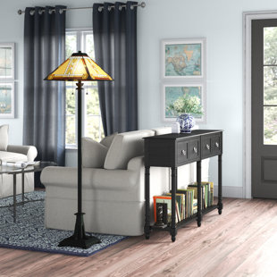 FINE ART LIGHTING 62'' Vintage Bronze Traditional Floor Lamp