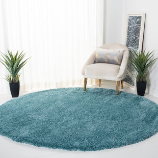 EBERN DESIGNS Ariyah Aqua Blue Rug